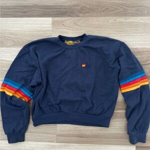 Aviator Nation 5 stripe collection crewneck